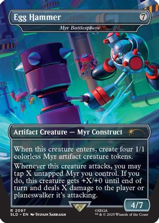 Egg Hammer - Myr Battlesphere (SLD-2097) [Secret Lair] Drop Series MTG Single Wizards of the Coast