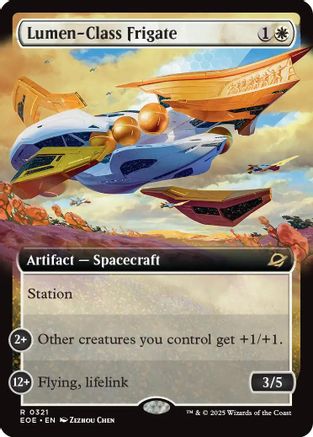 Lumen-Class Frigate (Extended Art) (EOE-321) [Edge of Eternities] MTG Single Wizards of the Coast