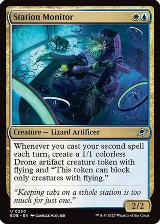 Station Monitor (EOE-230) [Edge of Eternities] Foil MTG Single Wizards of the Coast