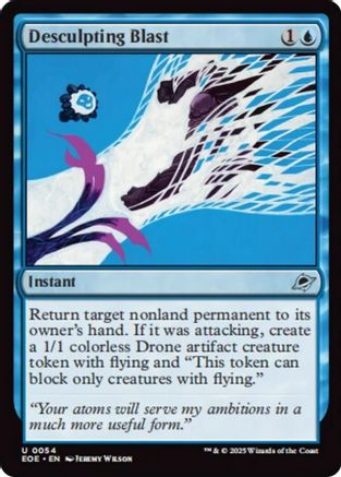 Desculpting Blast (EOE-054) [Edge of Eternities] Foil MTG Single Wizards of the Coast
