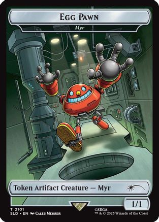 Egg Pawn - Myr Token (SLD-2101) [Secret Lair] Drop Series MTG Single Wizards of the Coast