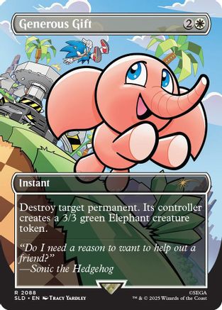 Generous Gift (2088) (SLD-2088) [Secret Lair] Drop Series MTG Single Wizards of the Coast