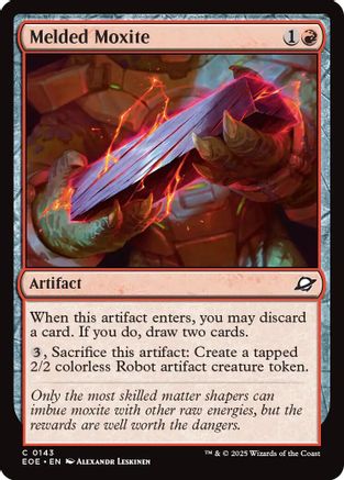 Melded Moxite (EOE-143) [Edge of Eternities] Foil MTG Single Wizards of the Coast
