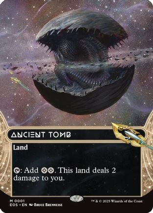 Ancient Tomb (0001) (EOS-001) [Edge of Eternities: Stellar Sights] Foil MTG Single Wizards of the Coast