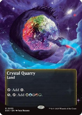 Crystal Quarry (0055) (EOS-055) [Edge of Eternities: Stellar Sights] MTG Single Wizards of the Coast