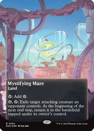 Mystifying Maze (0164) (Borderless) (Galaxy Foil) (EOS-164) [Edge of Eternities: Stellar Sights] Foil MTG Single Wizards of the Coast