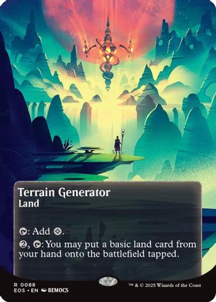 Terrain Generator (0088) (Borderless) (EOS-088) [Edge of Eternities: Stellar Sights] Foil MTG Single Wizards of the Coast