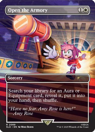 Open the Armory (2089) (SLD-2089) [Secret Lair] Drop Series MTG Single Wizards of the Coast