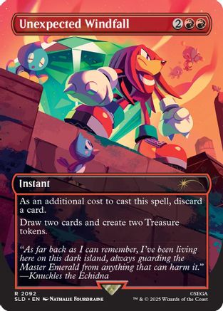 Unexpected Windfall (2092) (SLD-2092) [Secret Lair] Drop Series MTG Single Wizards of the Coast