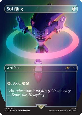 Sol Ring (2093) (Rainbow Foil) (SLD-2093) [Secret Lair] Drop Series Foil MTG Single Wizards of the Coast