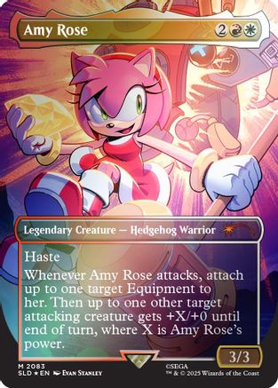 Amy Rose (Rainbow Foil) (SLD-2083) [Secret Lair] Drop Series Foil MTG Single Wizards of the Coast