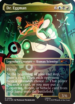 Dr. Eggman (Rainbow Foil) (SLD-2084) [Secret Lair] Drop Series Foil MTG Single Wizards of the Coast