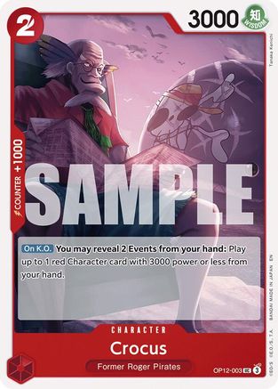 Crocus (OP12-003) [Legacy of the Master] One Piece Single Bandai