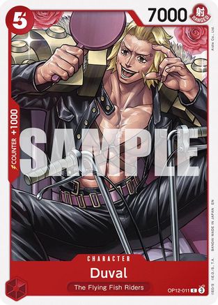 Duval (OP12-011) [Legacy of the Master] One Piece Single Bandai