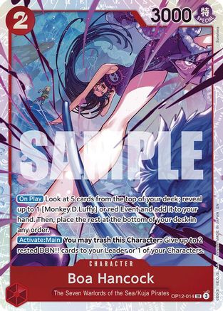 Boa Hancock (OP12-014) [Legacy of the Master] Foil One Piece Single Bandai