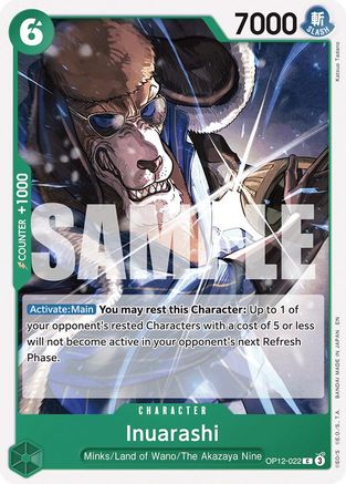 Inuarashi (OP12-022) [Legacy of the Master] One Piece Single Bandai