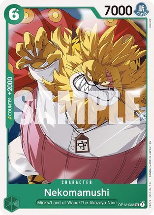 Nekomamushi (OP12-032) [Legacy of the Master] One Piece Single Bandai
