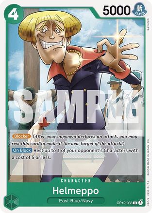Helmeppo (OP12-033) [Legacy of the Master] One Piece Single Bandai