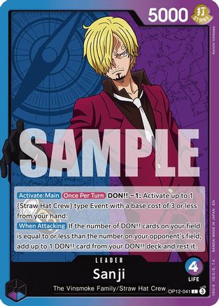 Sanji (041) (OP12-041) [Legacy of the Master] One Piece Single Bandai