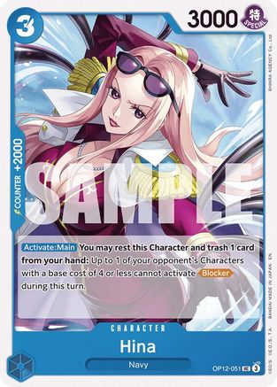 Hina (OP12-051) [Legacy of the Master] One Piece Single Bandai
