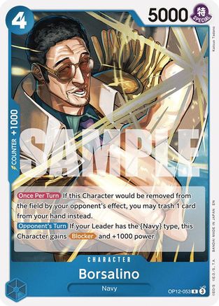 Borsalino (OP12-053) [Legacy of the Master] Foil One Piece Single Bandai