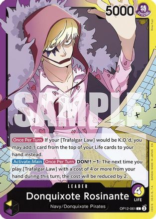 Donquixote Rosinante (061) (OP12-061) [Legacy of the Master] One Piece Single Bandai