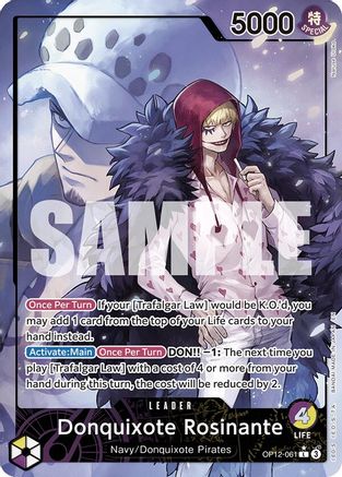 Donquixote Rosinante (061) (Alternate Art) (OP12-061) [Legacy of the Master] Foil One Piece Single Bandai