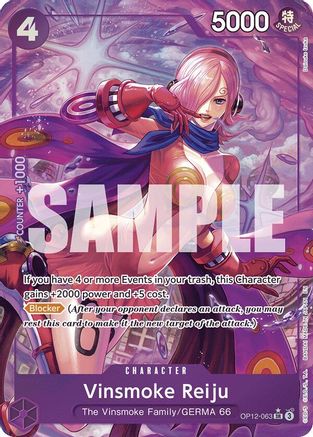 Vinsmoke Reiju (Alternate Art) (OP12-063) [Legacy of the Master] Foil One Piece Single Bandai