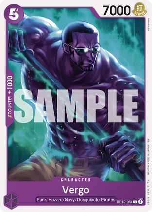 Vergo (OP12-064) [Legacy of the Master] One Piece Single Bandai