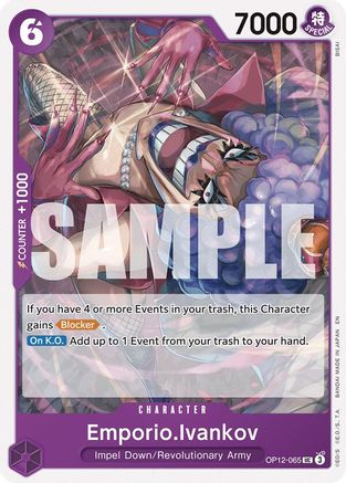 Emporio.Ivankov (065) (OP12-065) [Legacy of the Master] One Piece Single Bandai