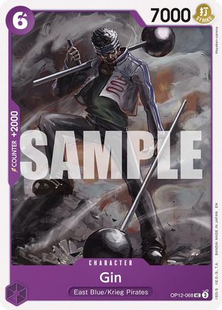 Gin (OP12-068) [Legacy of the Master] One Piece Single Bandai