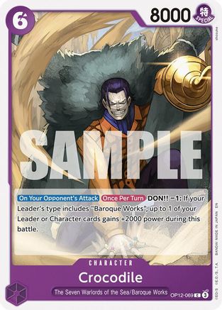 Crocodile (OP12-069) [Legacy of the Master] One Piece Single Bandai