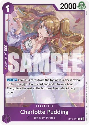 Charlotte Pudding (OP12-071) [Legacy of the Master] Foil One Piece Single Bandai