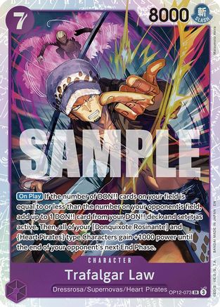 Trafalgar Law (073) (OP12-073) [Legacy of the Master] Foil One Piece Single Bandai