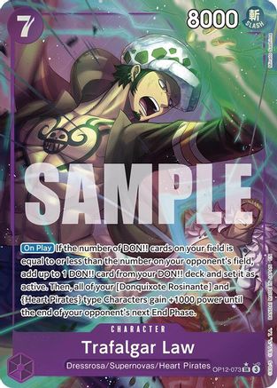 Trafalgar Law (073) (Alternate Art) (OP12-073) [Legacy of the Master] Foil One Piece Single Bandai