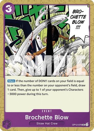 Brochette Blow (OP12-078) [Legacy of the Master] One Piece Single Bandai