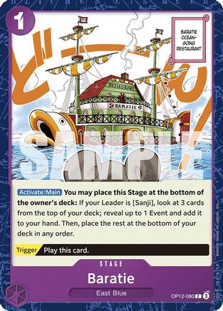 Baratie (OP12-080) [Legacy of the Master] One Piece Single Bandai