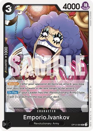 Emporio.Ivankov (084) (OP12-084) [Legacy of the Master] One Piece Single Bandai