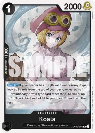 Koala (086) (OP12-086) [Legacy of the Master] Foil One Piece Single Bandai