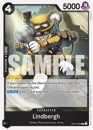 Lindbergh (OP12-095) [Legacy of the Master] One Piece Single Bandai