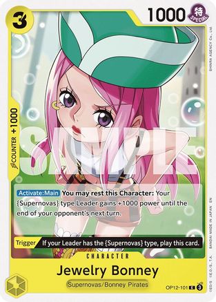 Jewelry Bonney (101) (OP12-101) [Legacy of the Master] One Piece Single Bandai