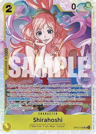 Shirahoshi (OP12-102) [Legacy of the Master] Foil One Piece Single Bandai