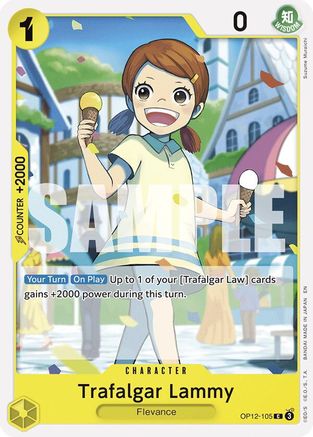 Trafalgar Lammy (OP12-105) [Legacy of the Master] One Piece Single Bandai