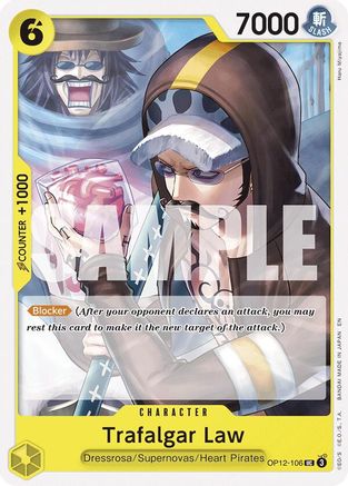Trafalgar Law (106) (OP12-106) [Legacy of the Master] One Piece Single Bandai
