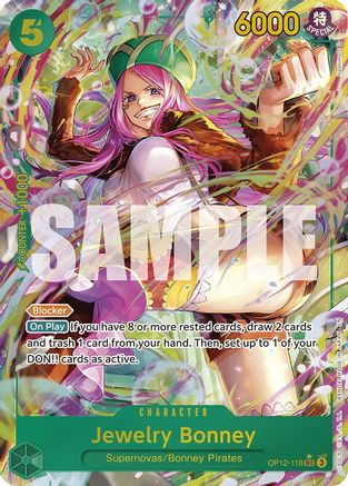 Jewelry Bonney (118) (Alternate Art) (OP12-118) [Legacy of the Master] Foil One Piece Single Bandai