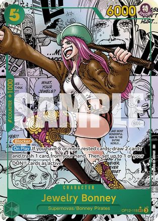 Jewelry Bonney (118) (Manga) (OP12-118) [Legacy of the Master] Foil One Piece Single Bandai