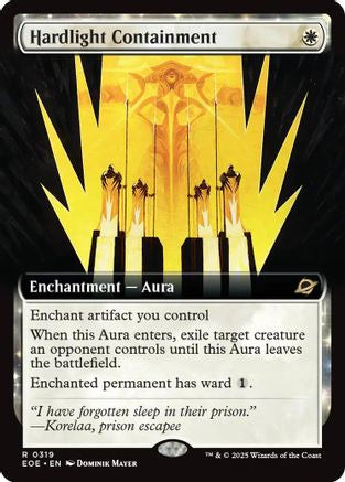Hardlight Containment (Extended Art) (EOE-319) [Edge of Eternities] MTG Single Wizards of the Coast