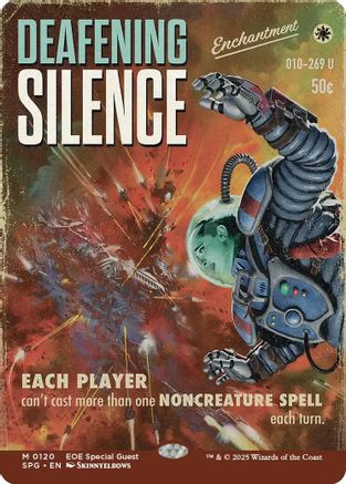 Deafening Silence (SPG-120) [Special Guests] Foil MTG Single Wizards of the Coast