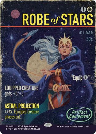Robe of Stars (Showcase) (SPG-121) [Special Guests] Foil MTG Single Wizards of the Coast