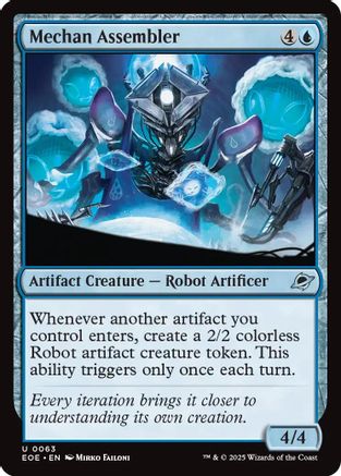 Mechan Assembler (EOE-063) [Edge of Eternities] Foil MTG Single Wizards of the Coast